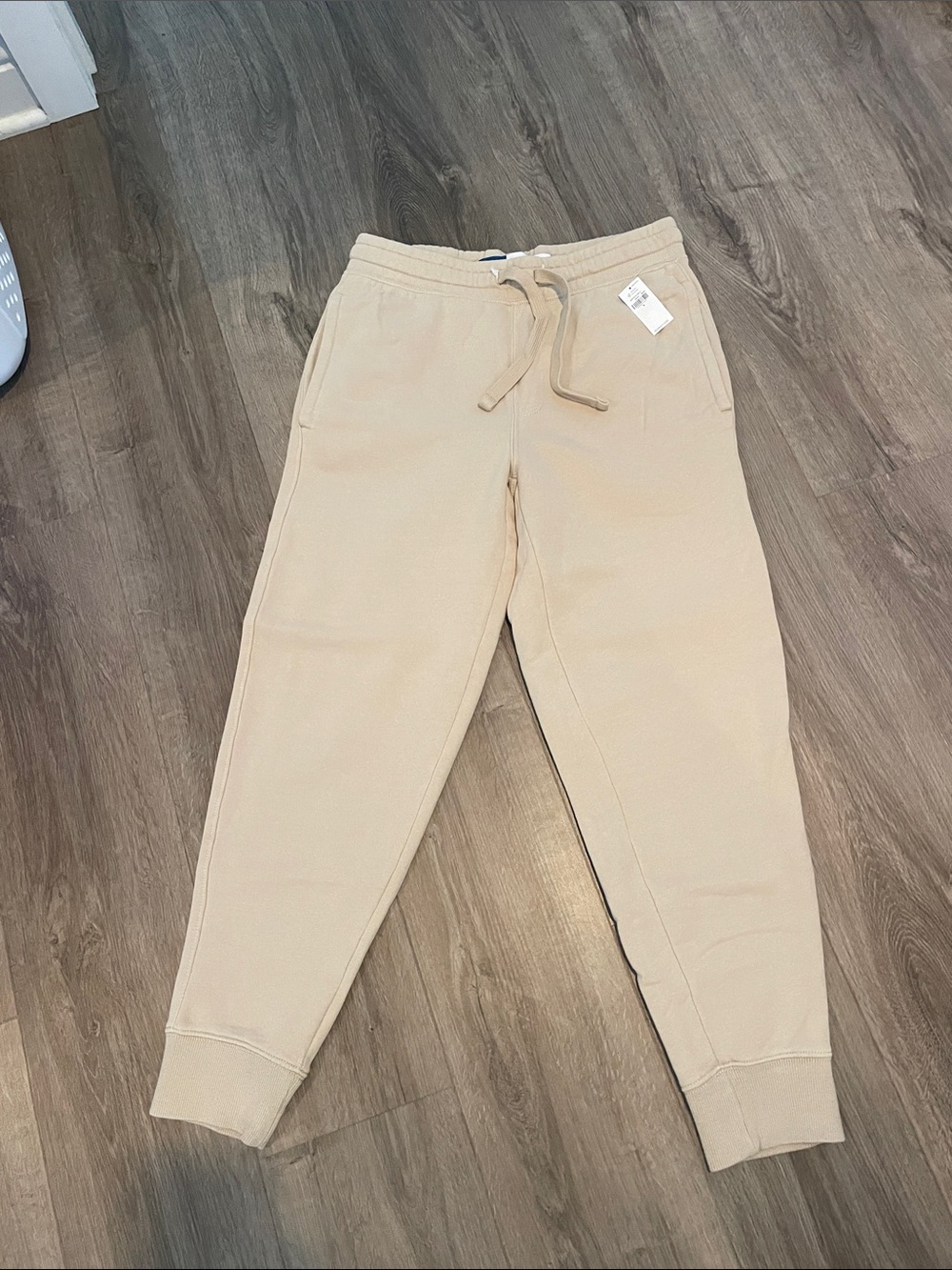 Old Navy Beige Sweatpants with Drawstring (Small - mens/teen … not kids)